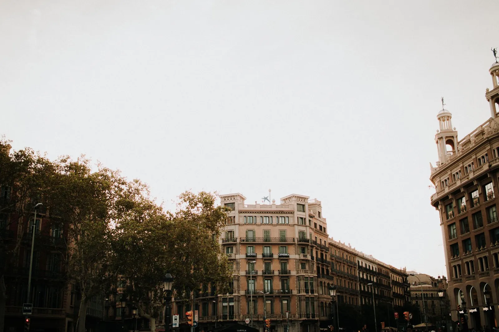 Beautiful cityscape of Barcelona featuring historic architecture and urban scenery.