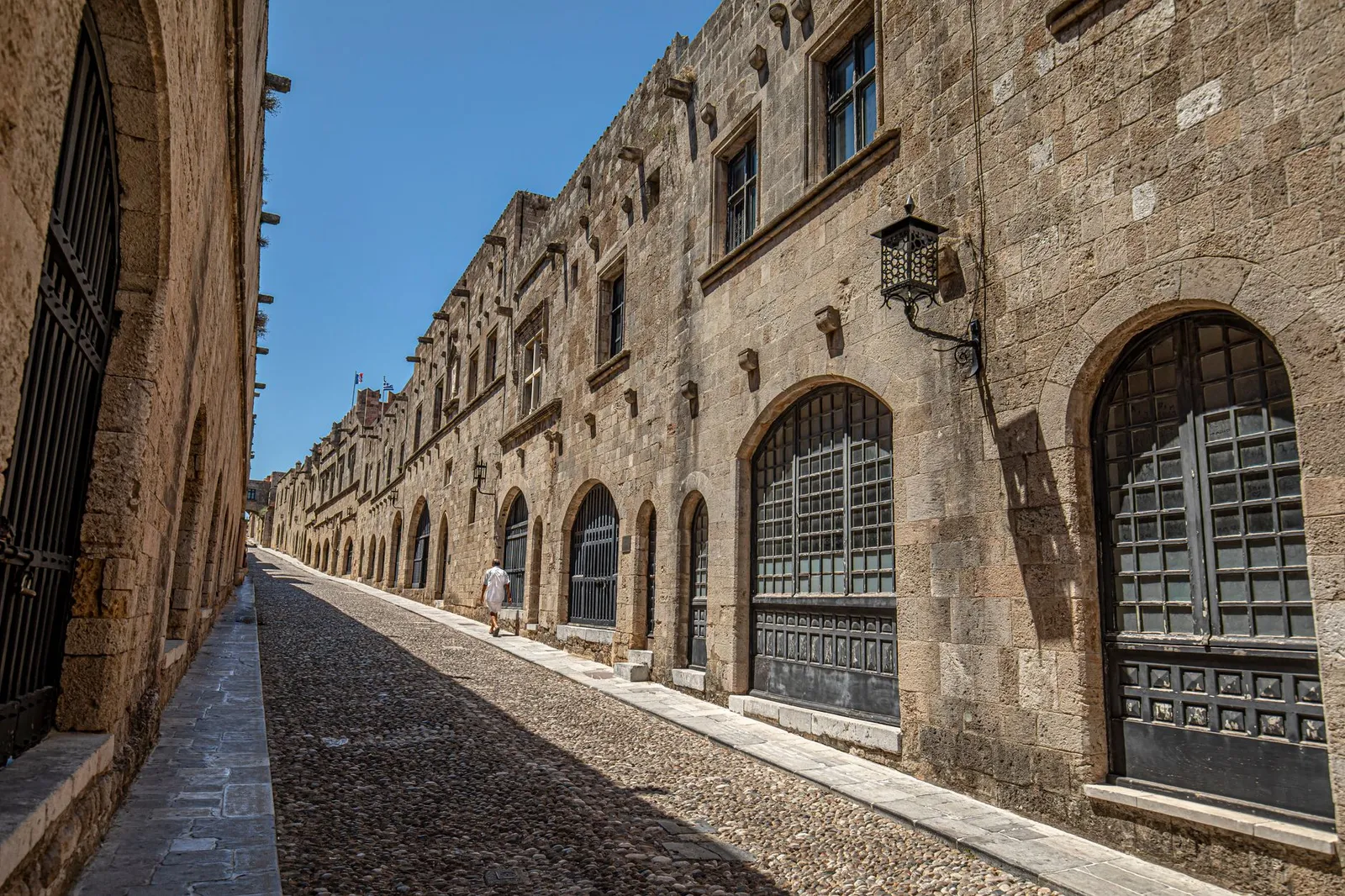 Discover the historic Street of Knights in Rhodes, showcasing medieval architecture.